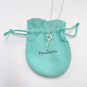 Tiffany & Co Heart Key Necklace